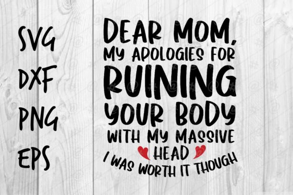 Dear Mom 03 SVG Review for Embroidery Projects