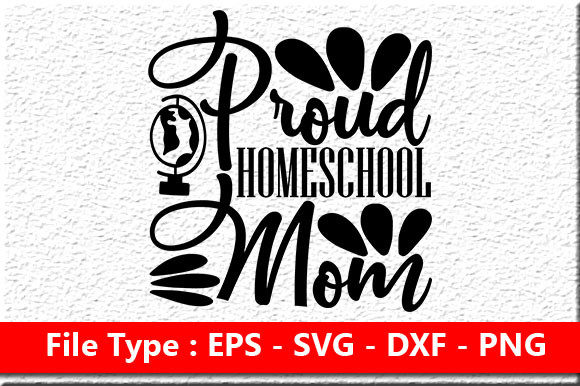Homeschool Mom Svg Design for Crafts and Graphics