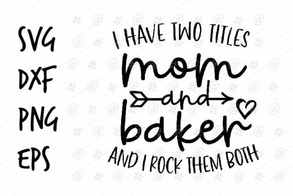 Mom Baker SVG – A Creative Graphic Asset for Crafts and Web Design